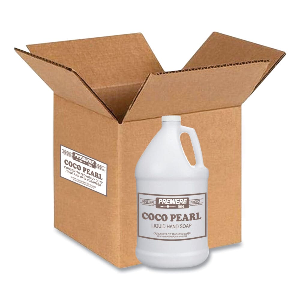 Coco Pearl Liquid Hand Soap, Coconut Scent, 128 oz Bottle, 4/Carton - Image 3