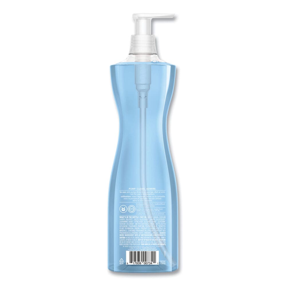 Dish Soap Pump, Hour-Glass Bottle Shape, Sea Minerals Scent, 18 oz Pump Bottle - Image 4
