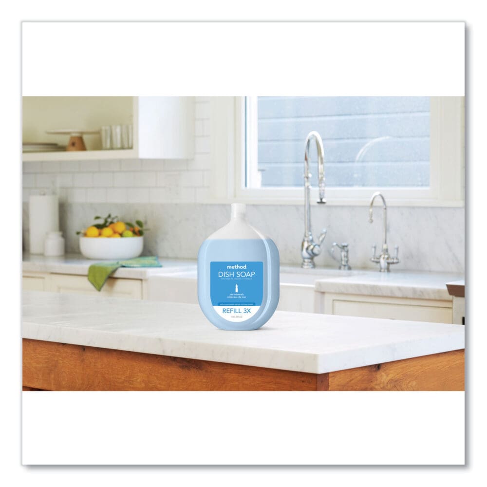 Dish Soap Refill Tub, Sea Minerals Scent, 54 oz Tub - Image 2