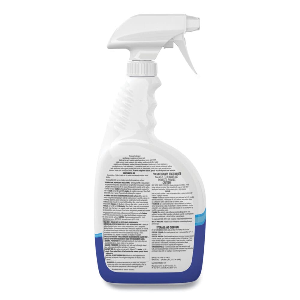 Virex All-Purpose Disinfectant Cleaner, Citrus Scent, 32 oz Spray Bottle, 8/Carton - Image 3