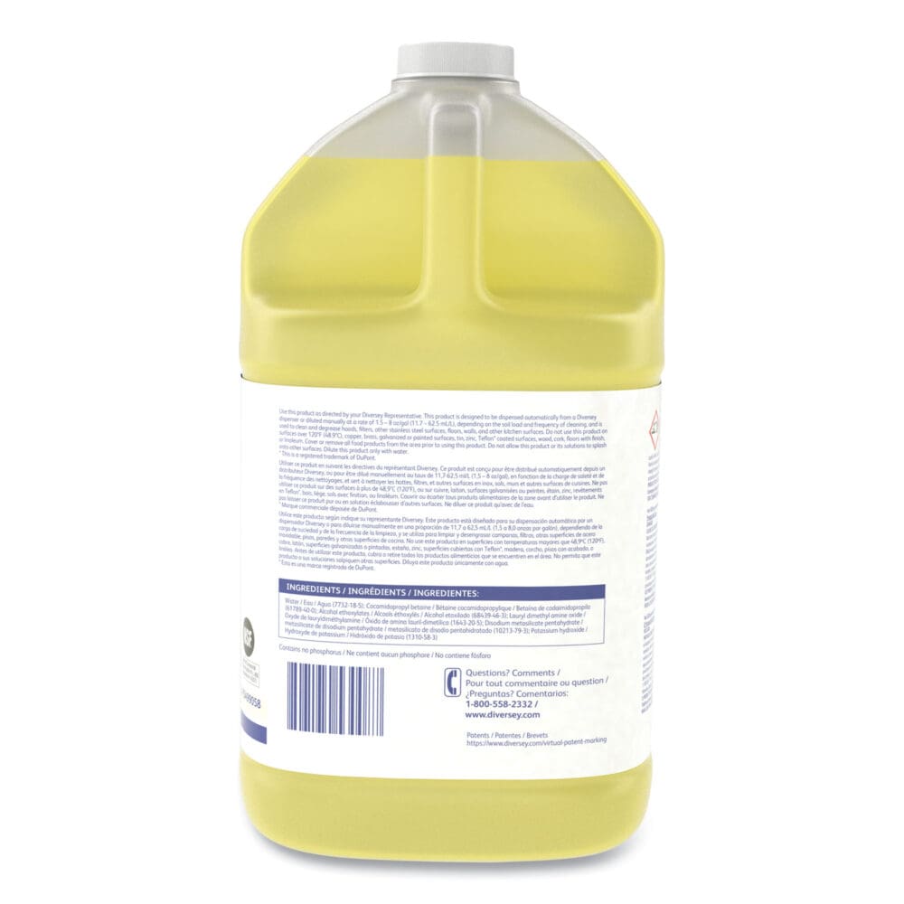 Suma Break-Up II D3.5 Heavy-Duty Foaming Grease-Release Cleaner, 128 oz Bottle, 4/Carton - Image 3