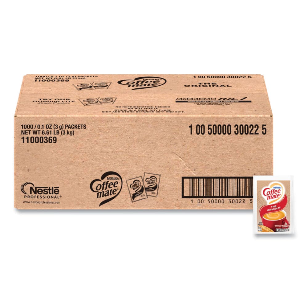 Powdered Creamer Packets, Original, 0.1 oz Packet, 1,000/Carton - Image 3