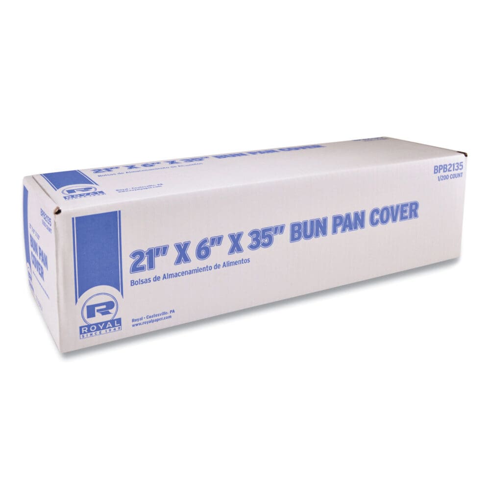 Bun Pan Bag, 0.9 mil, 6" x 21" x 35", Clear, 200/Carton - Image 3