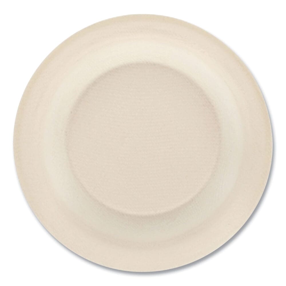 Bagasse PFAS-Free Dinnerware, Round Bowl, 12 oz, Tan, 1,000/Carton - Image 3