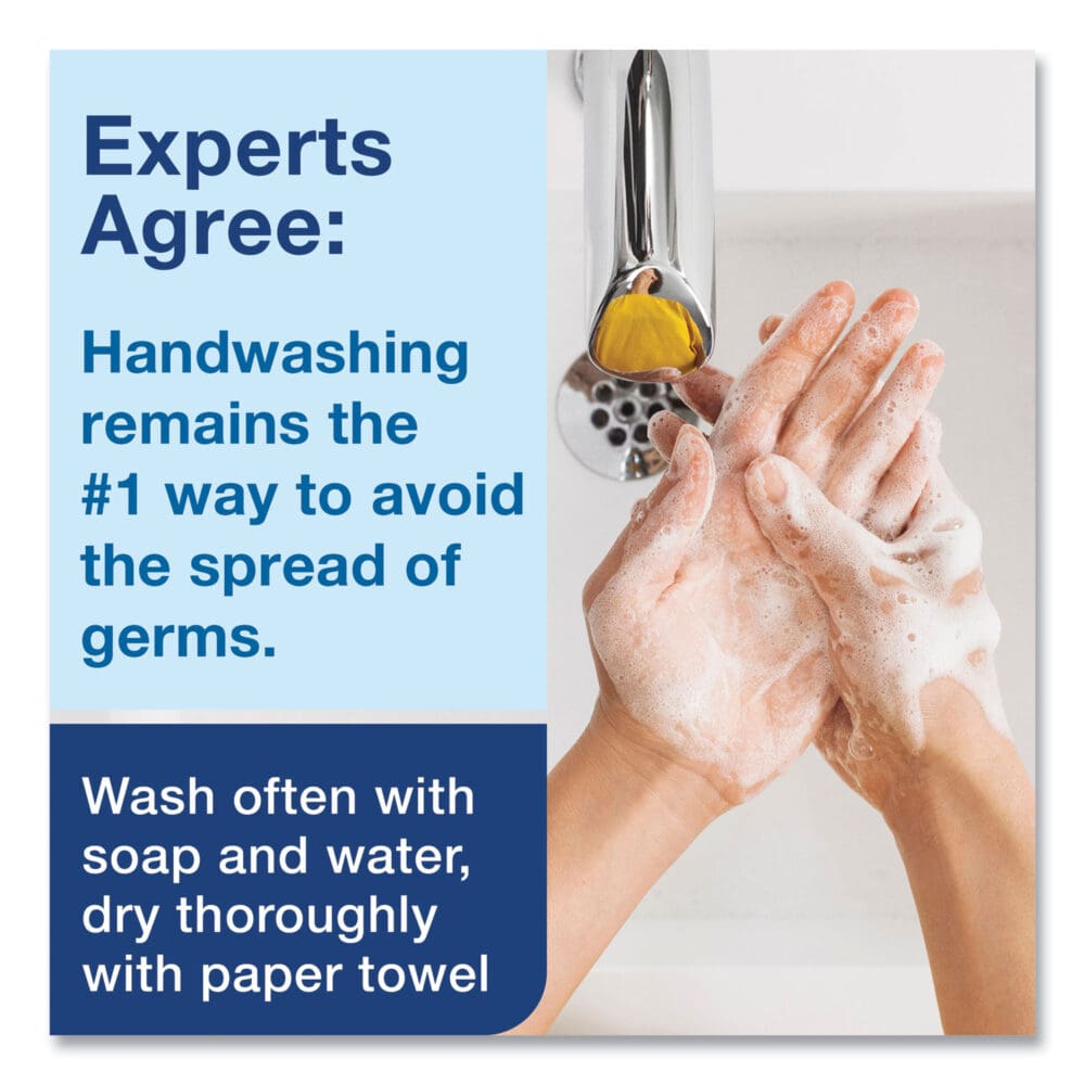 Clarity Hand Soap, Unscented, 1 L Refill, Clear, 6/Carton - Image 5