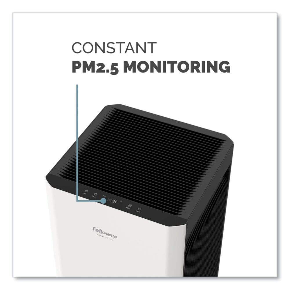 AeraMax SV Air Purifier, 1,500 sq ft Room Capacity, White/Black - Image 4