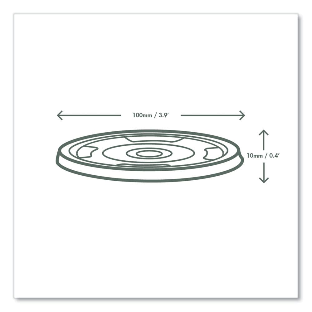 96 Series Cold Cup Lids, Fits 96-Series Cups,1,000/Carton - Image 4