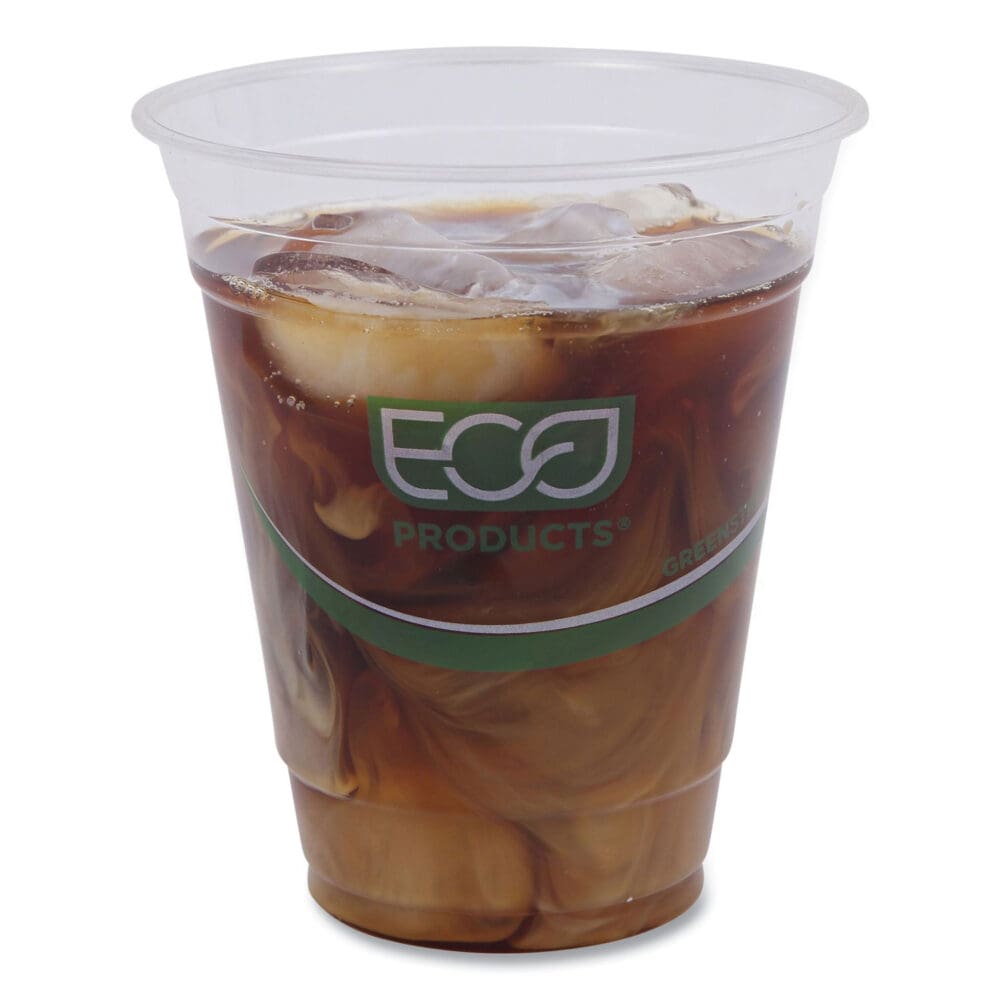 GreenStripe Renewable and Compostable Cold Cups, 12 oz, Clear, 50/Pack, 20 Packs/Carton - Image 6