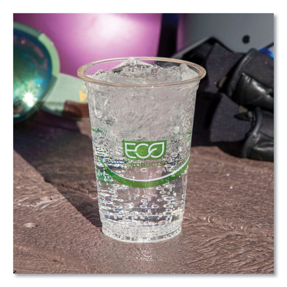 GreenStripe Renewable and Compostable Cold Cups, 16 oz, Clear, 50/Pack, 20 Packs/Carton - Image 8