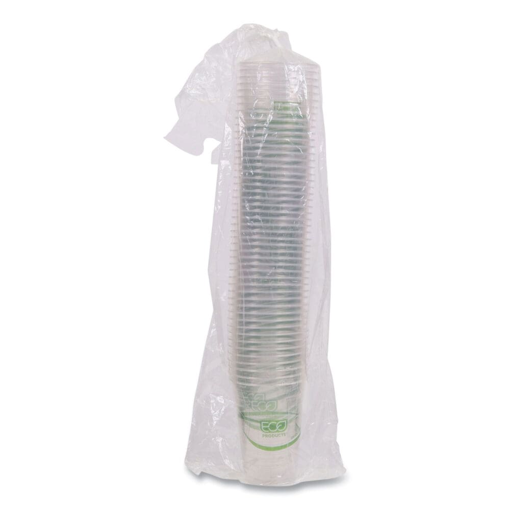 GreenStripe Renewable and Compostable Cold Cups Convenience Pack, Clear, 16 oz, 50/Pack - Image 7