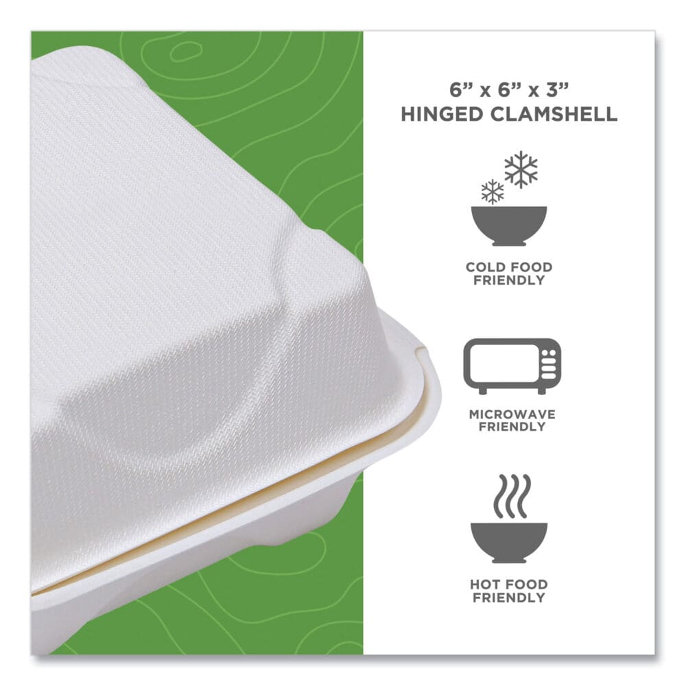 GreenStripe Renewable and Compost Cold Cup Flat Lids, Fits 9 oz to 24 oz Cups, Clear, 100/Pack, 10 Packs/Carton - Image 4