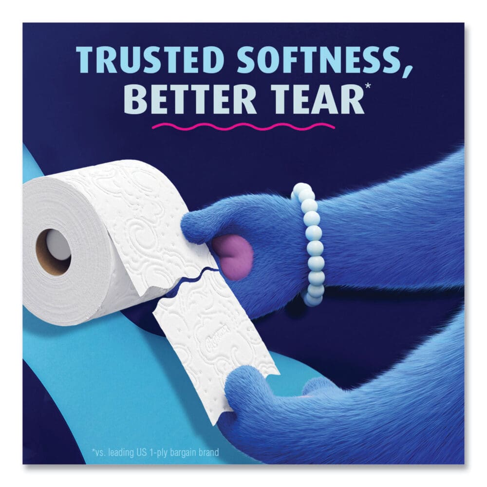 Ultra Soft Bathroom Tissue, Mega Roll, Septic Safe, 2-Ply, White, 224 Sheets/Roll, 18 Rolls/Carton - Image 3