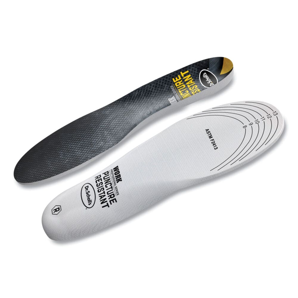 Professional Series Work Puncture Resistant Insoles for Men, Men's Size 8 to 14, Black - Image 3