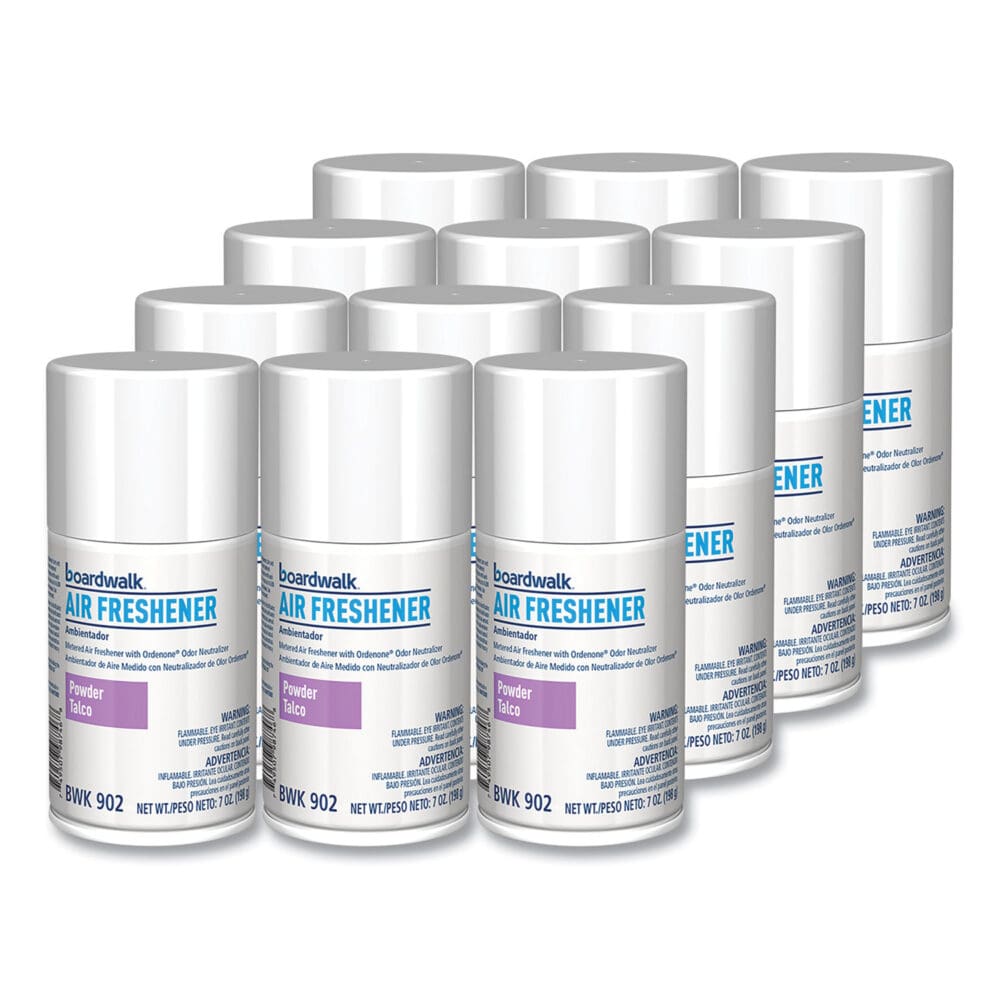 Metered Air Freshener Refill, Powder Mist, 7 oz Aerosol Spray, 12/Carton - Image 5