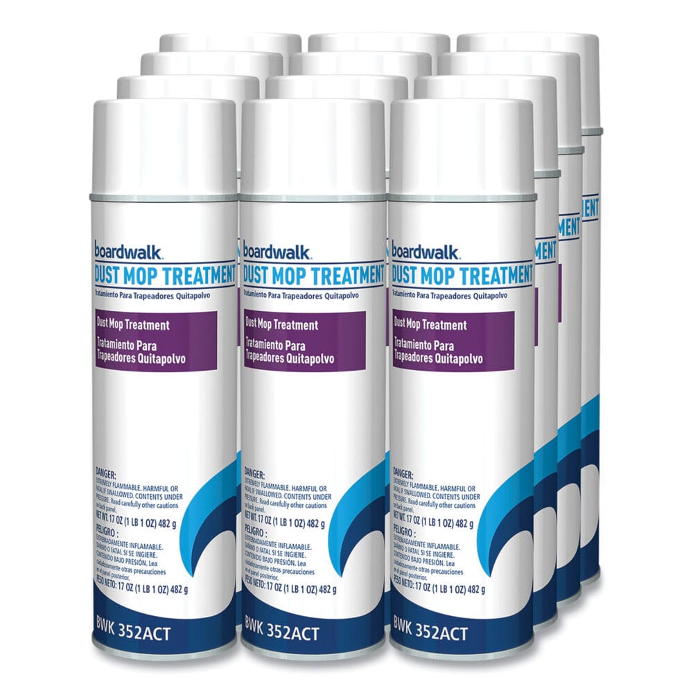 Dust Mop Treatment, Pine Scent, 17 oz Aerosol Spray, 12/Carton - Image 2