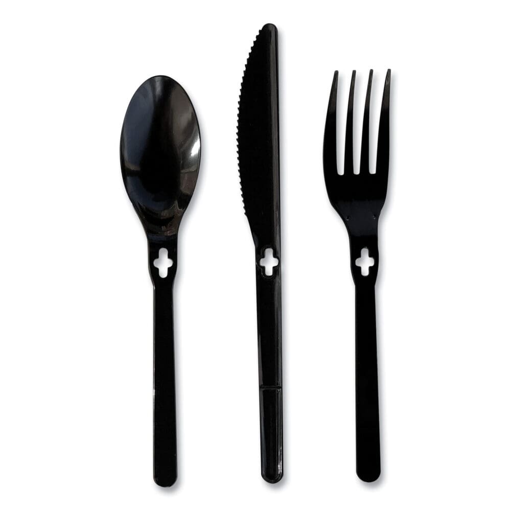 Knife WeGo Polystyrene, Knife, Black, 1000/Carton - Image 4