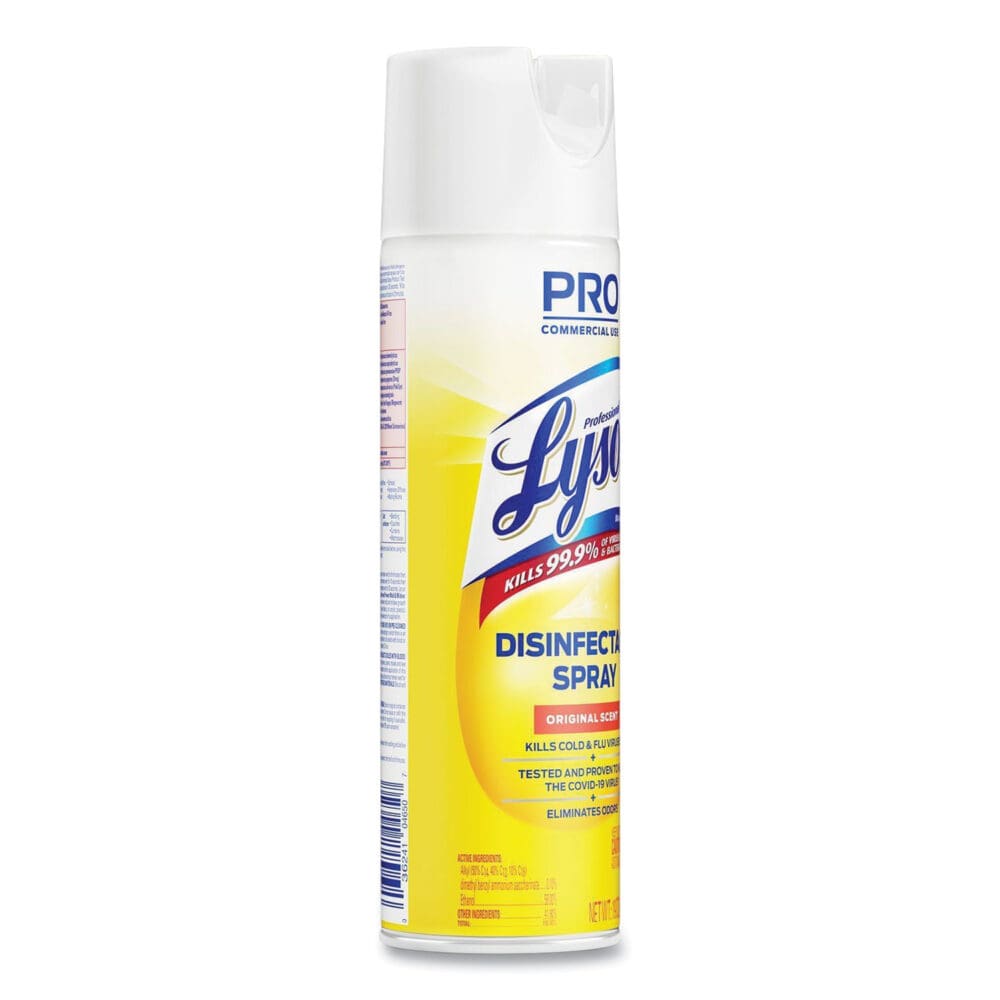 Disinfectant Spray, Original Scent, 19 oz Aerosol Spray, 12/Carton - Image 2