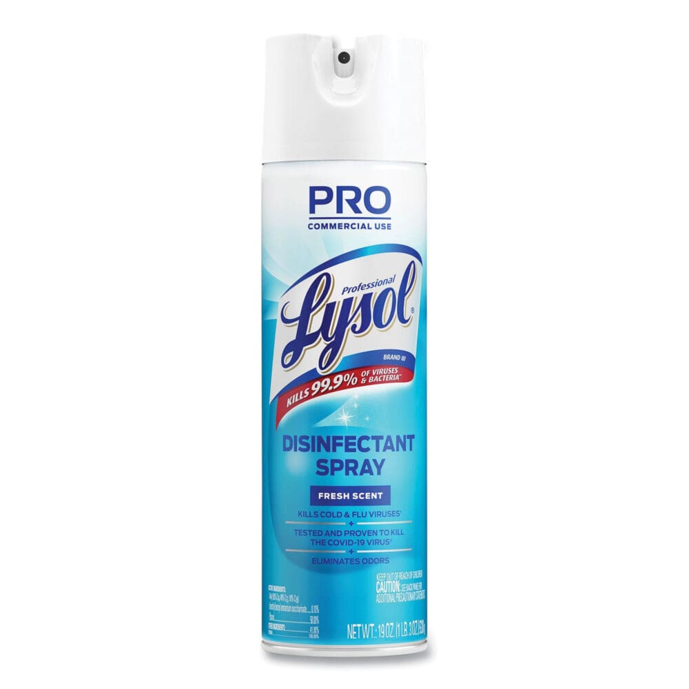 Disinfectant Spray, Fresh Scent, 19 oz Aerosol Spray, 12/Carton - Image 11