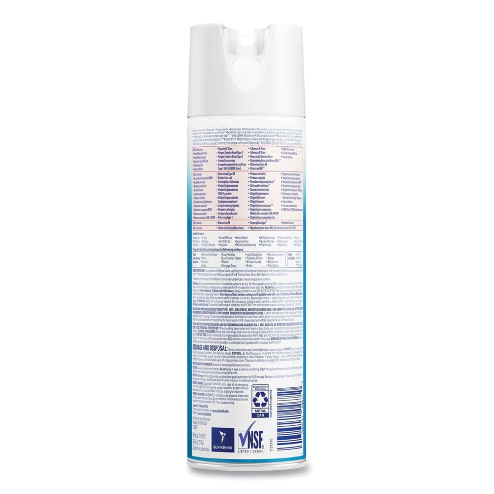 Disinfectant Spray, Fresh Scent, 19 oz Aerosol Spray, 12/Carton - Image 3
