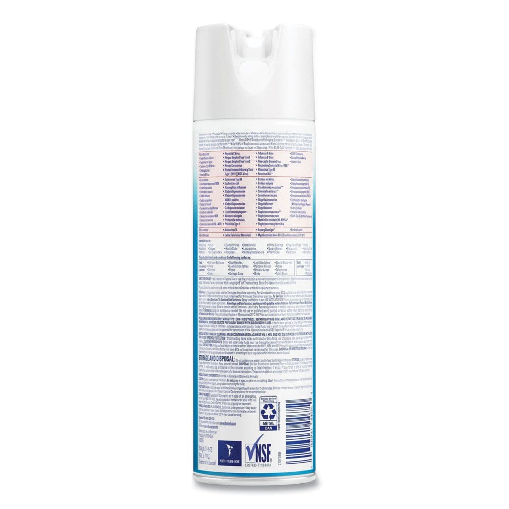 Disinfectant Spray, Fresh, 19 oz Aerosol Spray - Image 2