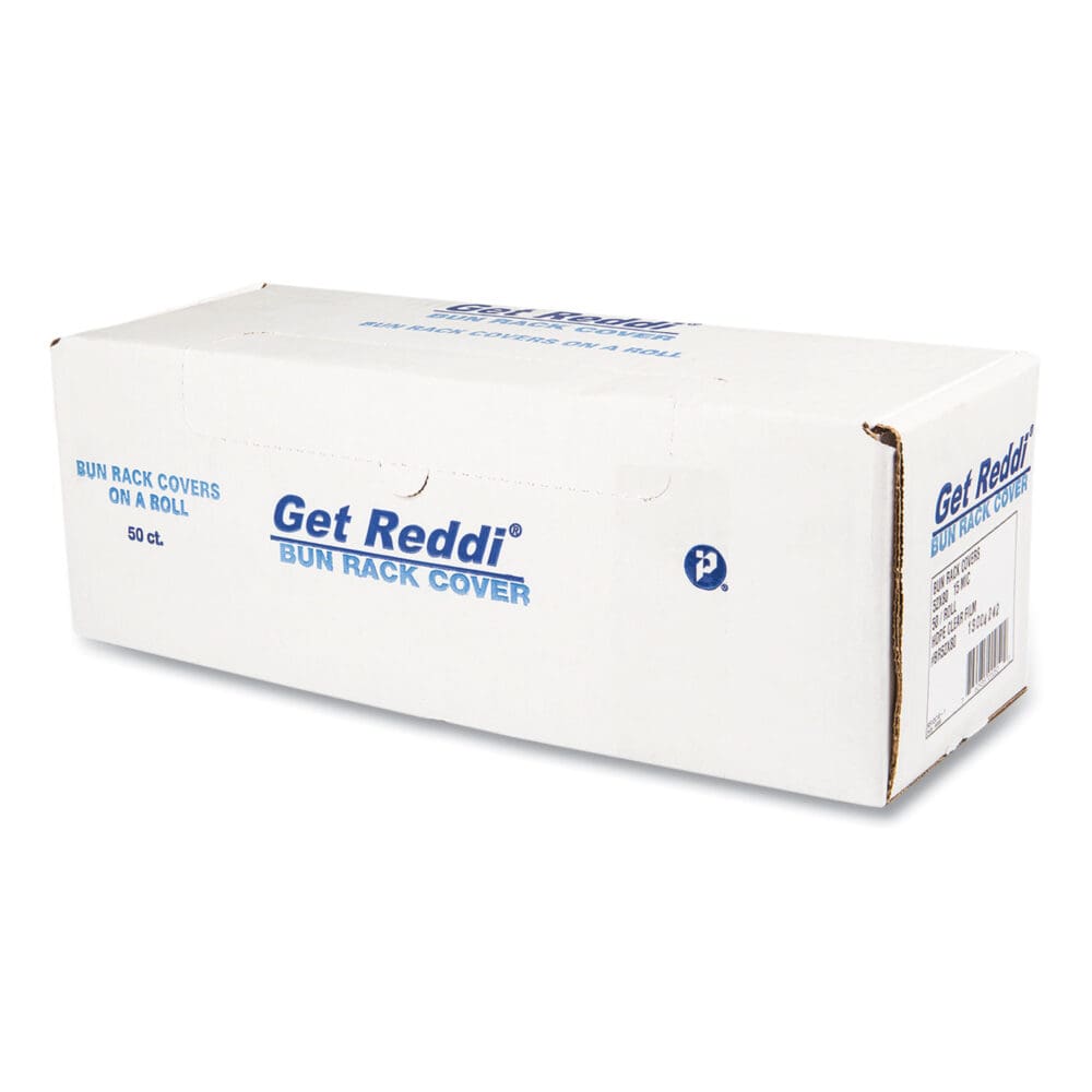 Bun Rack and Pan Cover, 52 x 80, 1-Rack, 15 Micron, Clear, 50/Carton - Image 4
