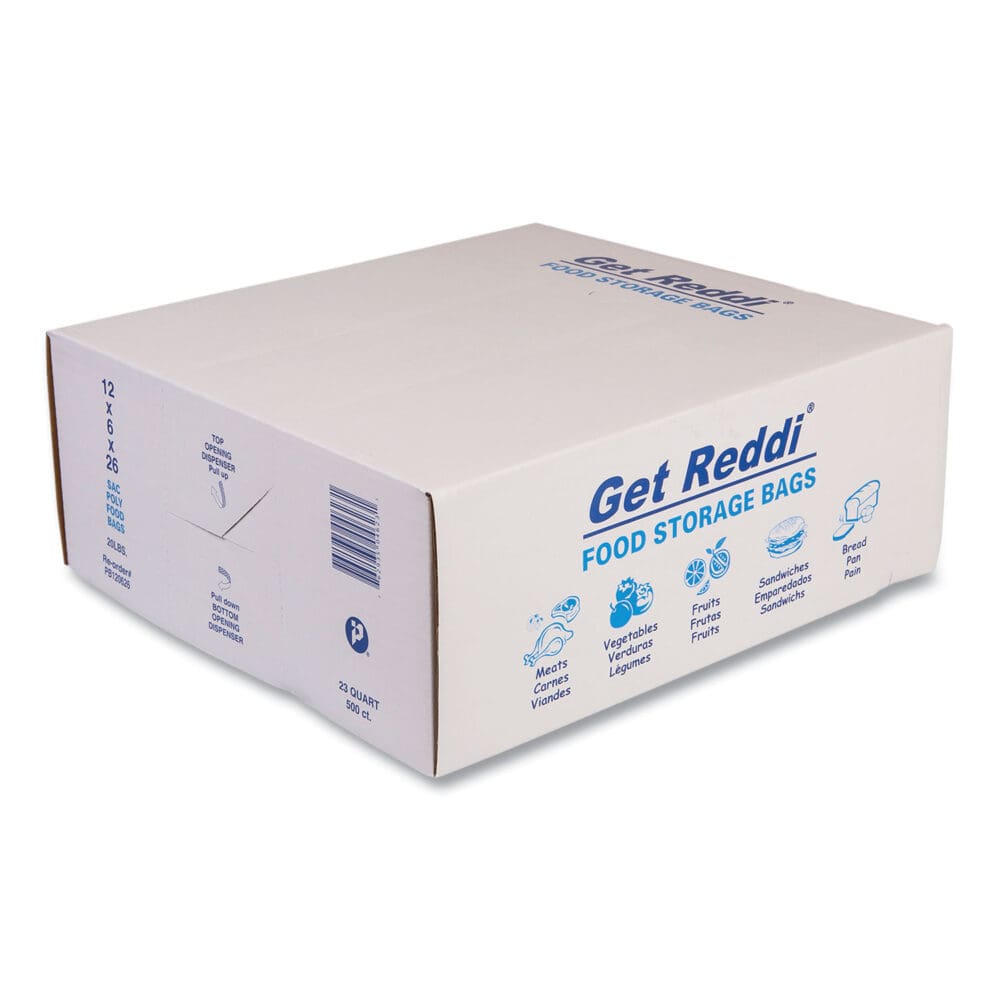 Silverware Bags, 0.7 mil, 3.5" x 1.5", Clear, 2,000/Carton - Image 3