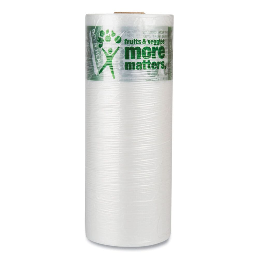 Produce Bags, 9 microns, 12" x 20", Clear, 875 Bags/Roll, 4 Rolls/Carton - Image 2