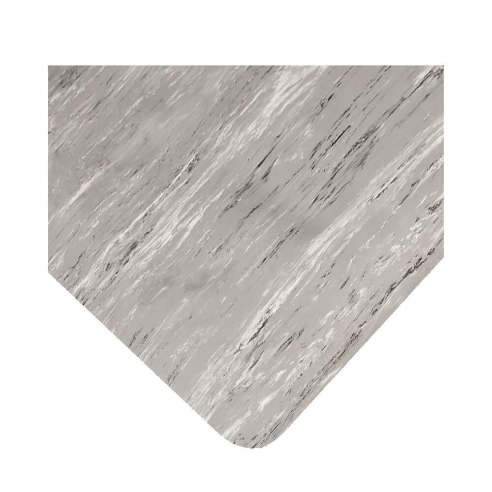 Cushion-Step Marbleized Rubber Mat, 24 x 36, Gray - Image 3