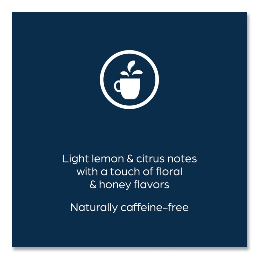 The Bright Tea Co. Lemon Herbal Tea Freshpack, Lemon, 0.11 oz Pouch, 100/Carton - Image 7