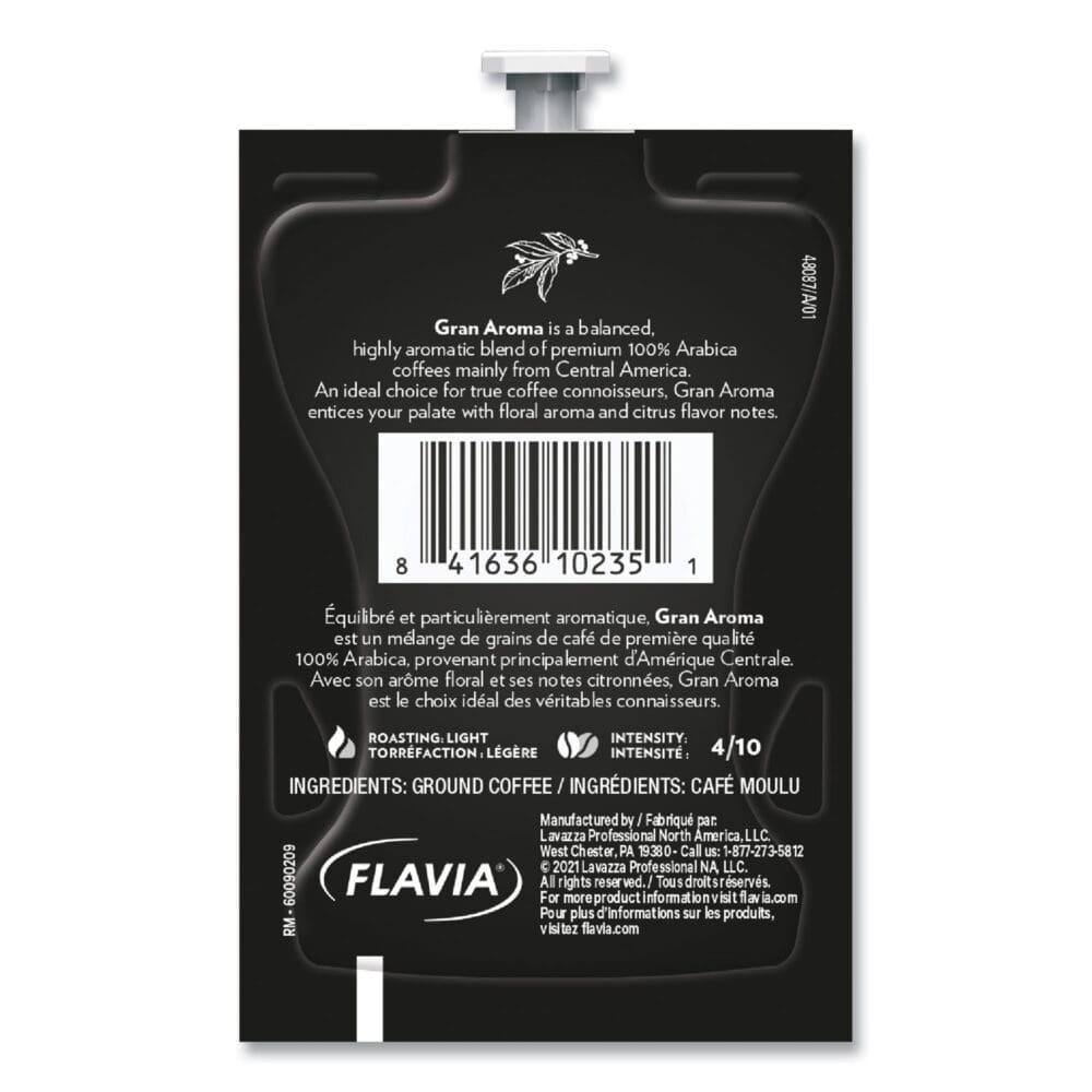 Gran Aroma Coffee Freshpack, Gran Aroma, 0.32 oz Pouch, 76/Carton - Image 8