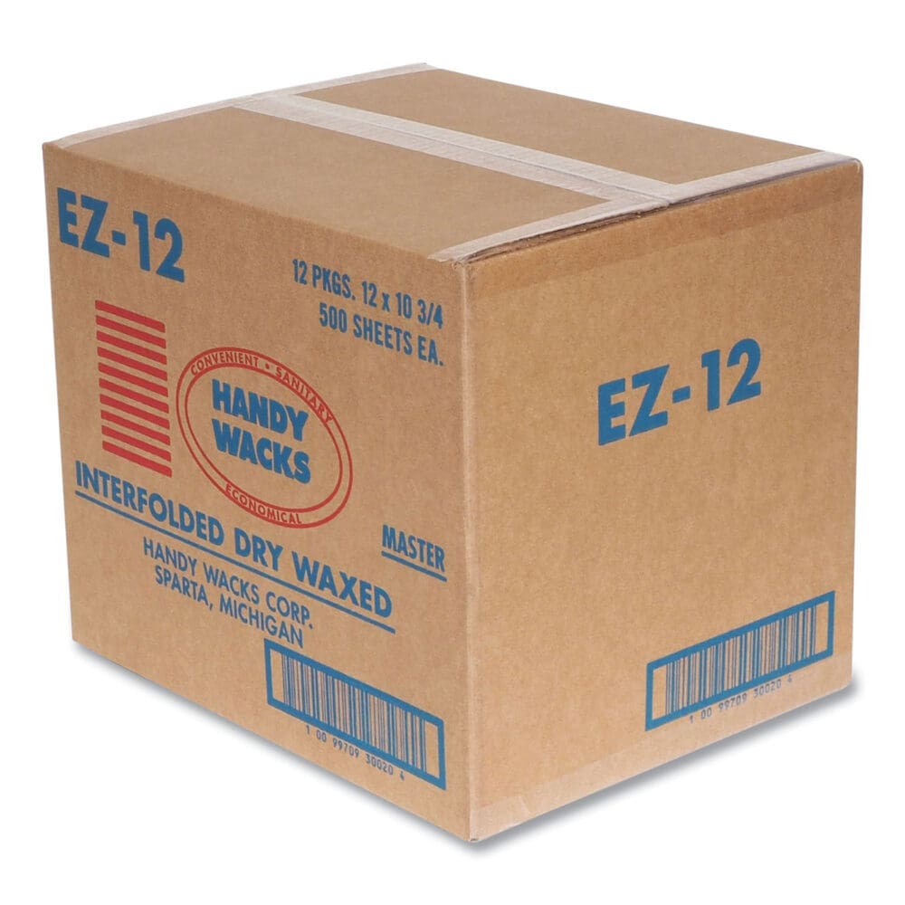 Interfolded Dry Waxed Paper, 10.75 x 12, 500 Box, 12 Boxes/Carton - Image 5