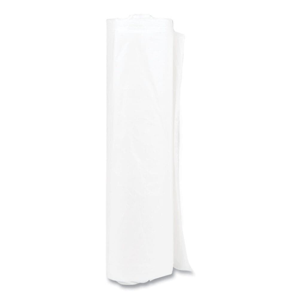High-Density Commercial Can Liners, 33 gal, 11 mic, 33" x 40", Clear, 25 Bags/Roll, 20 Interleaved Rolls/Carton - Image 3