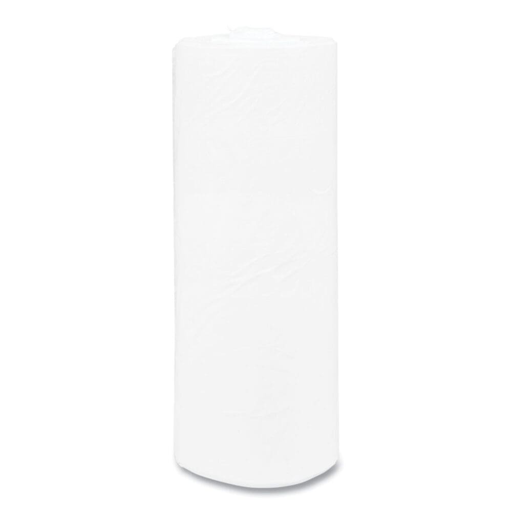 High-Density Commercial Can Liners, 55 gal, 17 mic, 36" x 60", Clear, 25 Bags/Roll, 8 Interleaved Rolls/Carton - Image 2