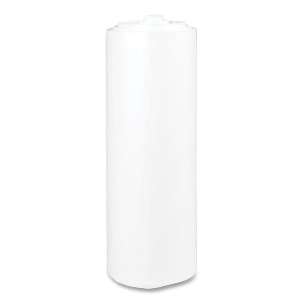 High-Density Commercial Can Liners, 45 gal, 12 mic, 40" x 48", Clear, 25 Bags/Roll, 10 Interleaved Rolls/Carton - Image 2