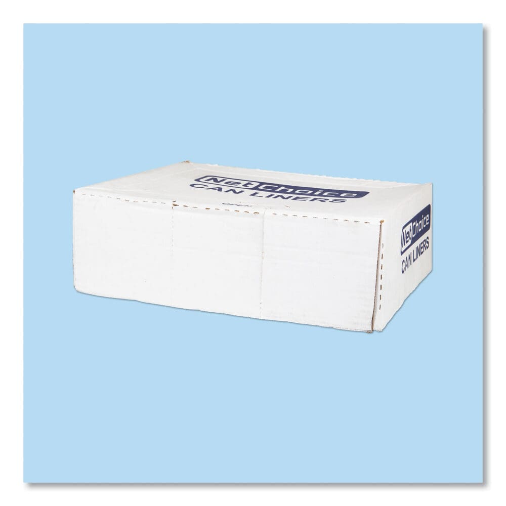 High-Density Commercial Can Liners, 45 gal, 12 mic, 40" x 48", Clear, 25 Bags/Roll, 10 Interleaved Rolls/Carton - Image 4