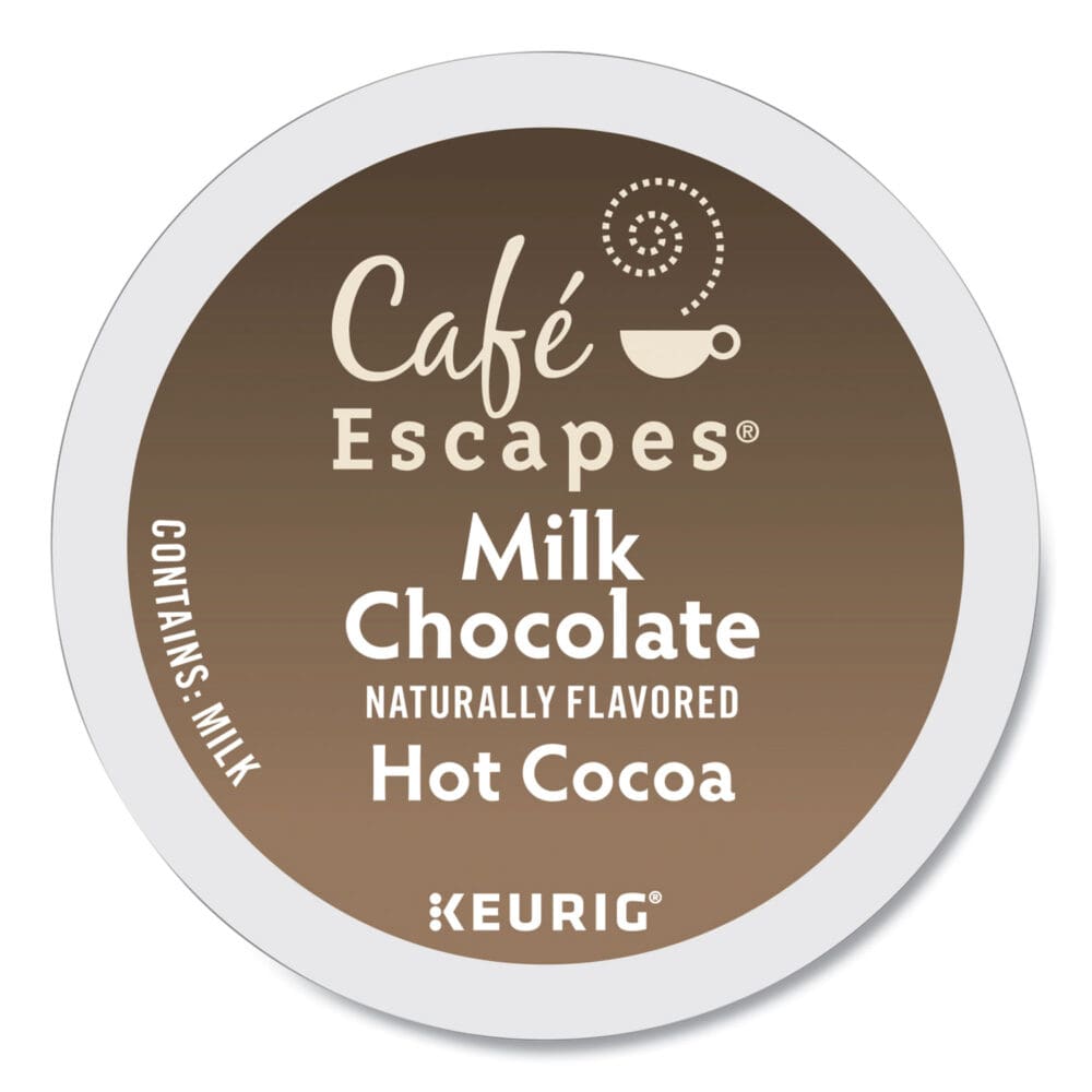 Dark Chocolate Hot Cocoa K-Cups, 24/Box, 4 Box/Carton - Image 2