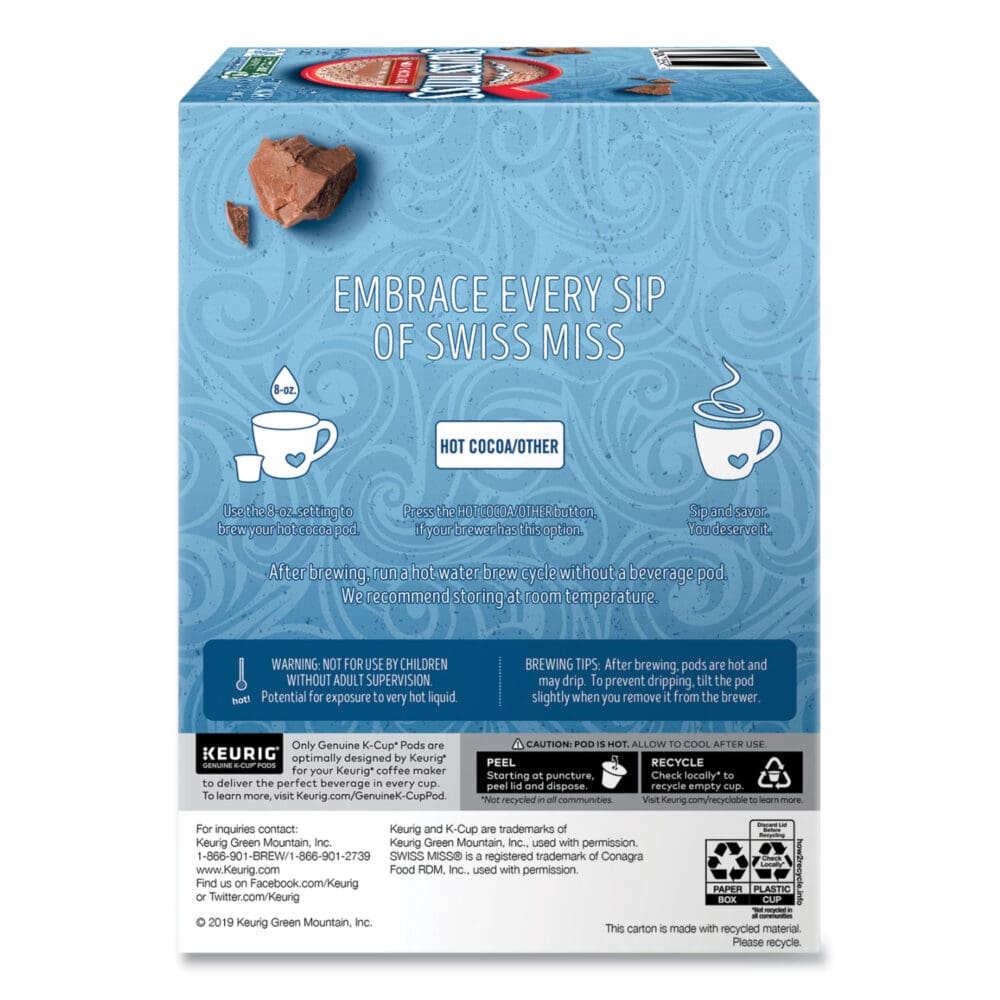 Milk Chocolate Hot Cocoa K-Cups, 22/Box - Image 4