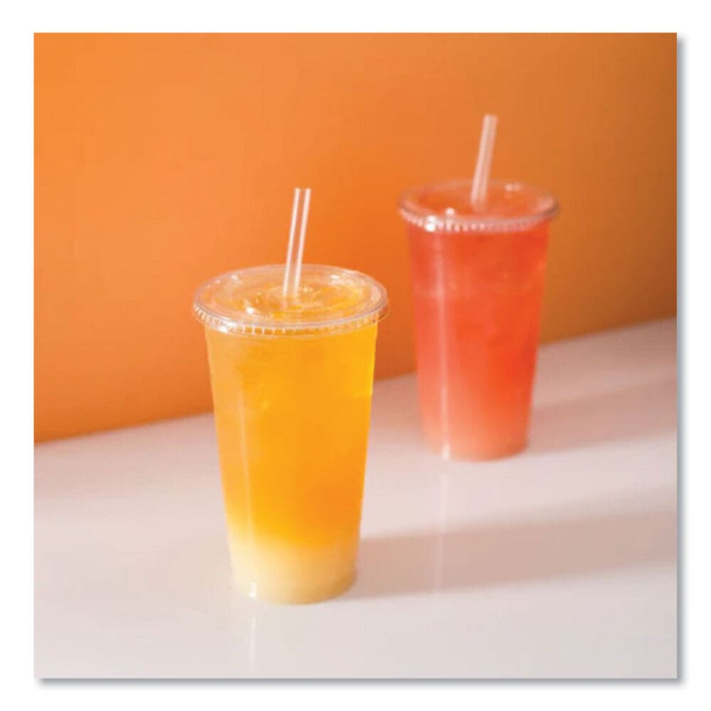 PET Plastic Cups, 32 oz, Clear, 300/Carton - Image 2