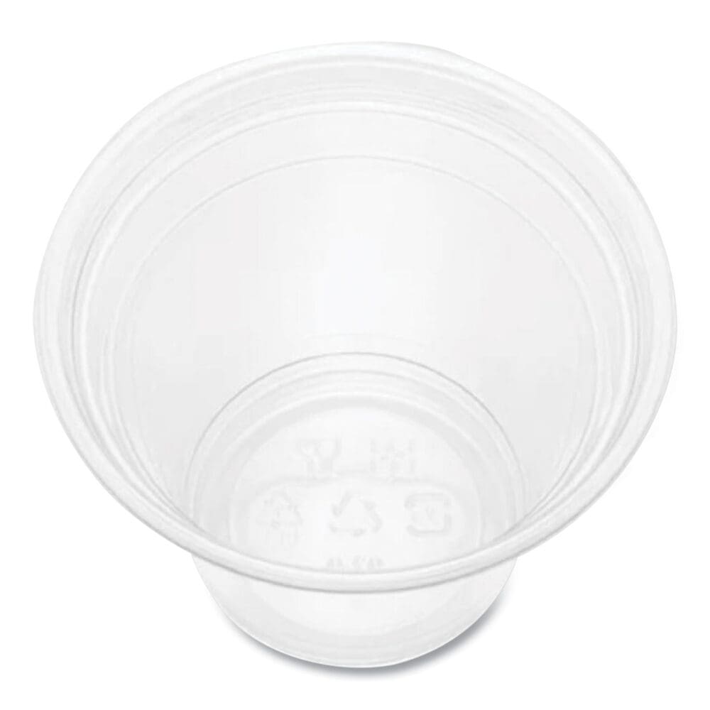 PET Plastic Cups, 9 oz, Clear, 1,000/Carton - Image 4