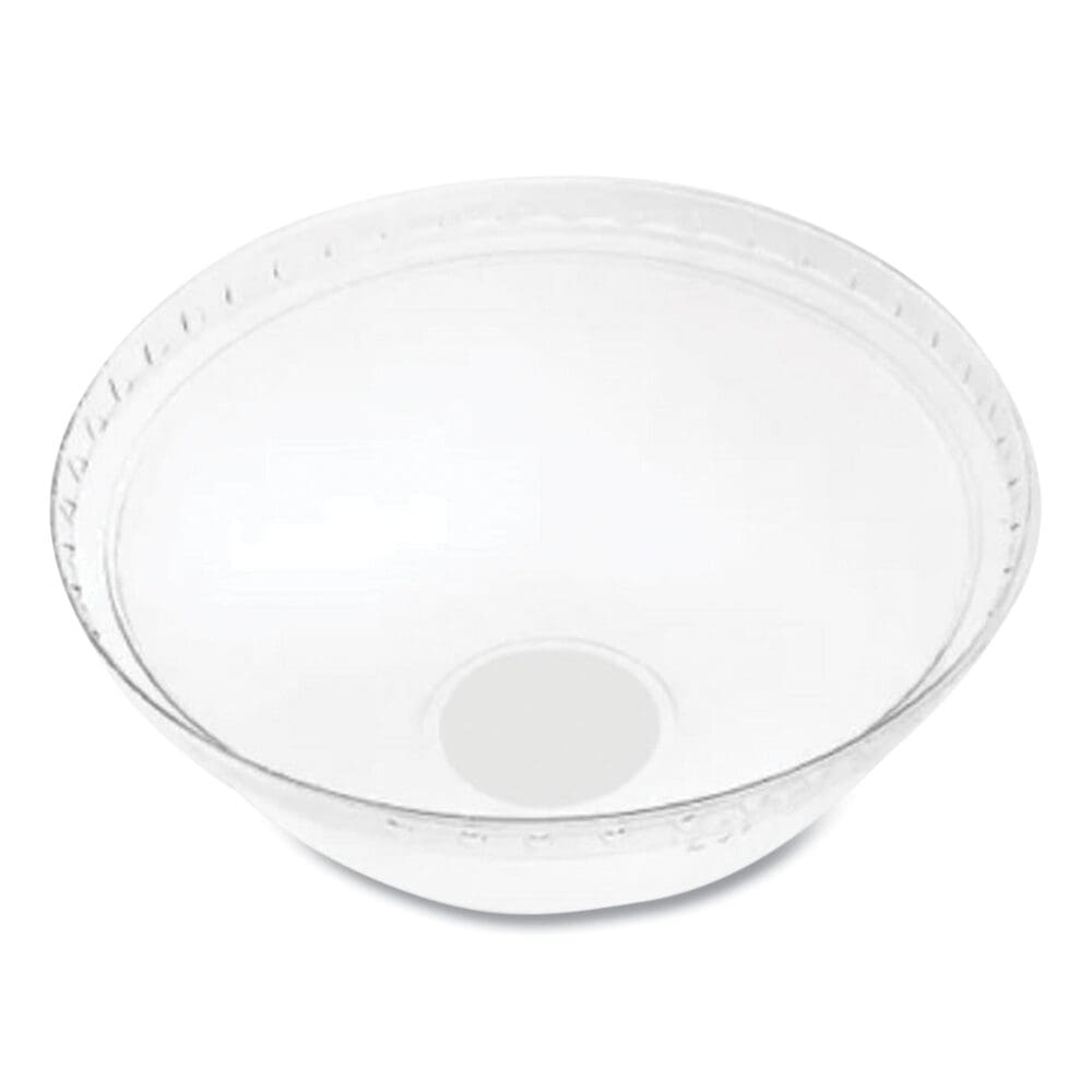 PET Lids, Dome Lid, Fits 32 oz Cold Cups, Clear, 500/Carton - Image 4