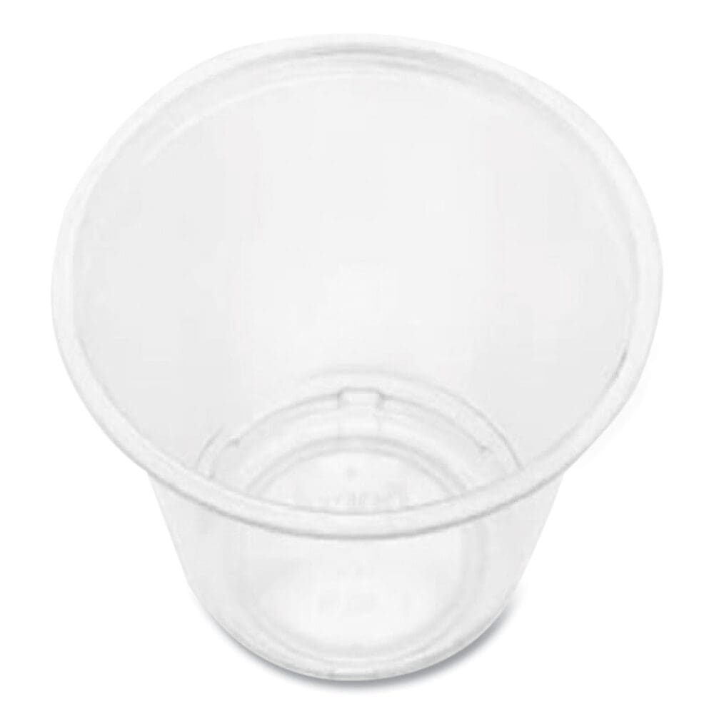 PET Plastic Cups, 3 oz, Clear, 2,500/Carton - Image 3