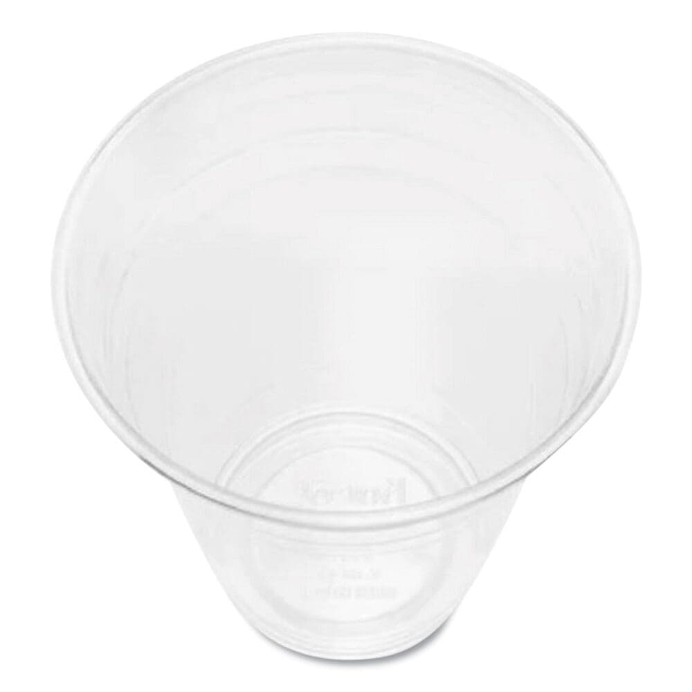 PET Plastic Cups, 98 mm Rim Diameter, 12 oz, Clear, 1,000/Carton - Image 4
