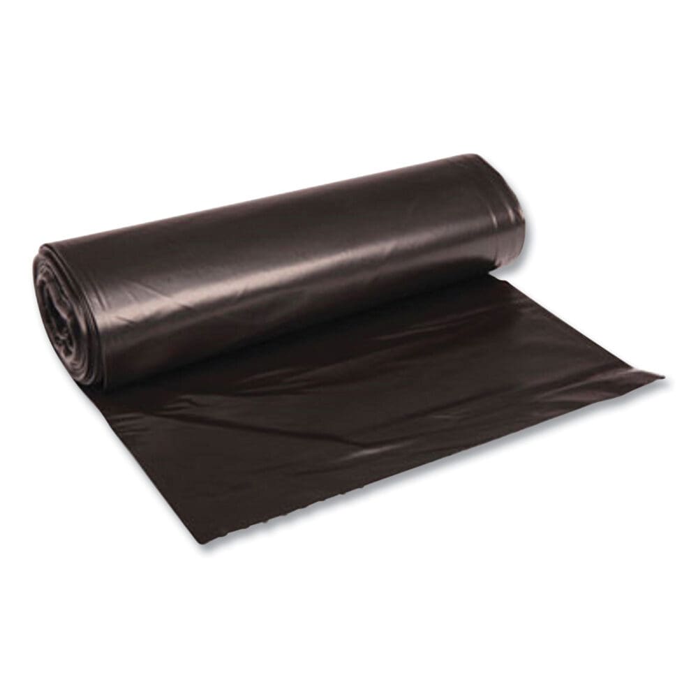 Linear Low Density Can Liners, 23 gal, 0.9 mil, 28 x 45, Black, 25 Bags/Roll, 8 Rolls/Carton - Image 3