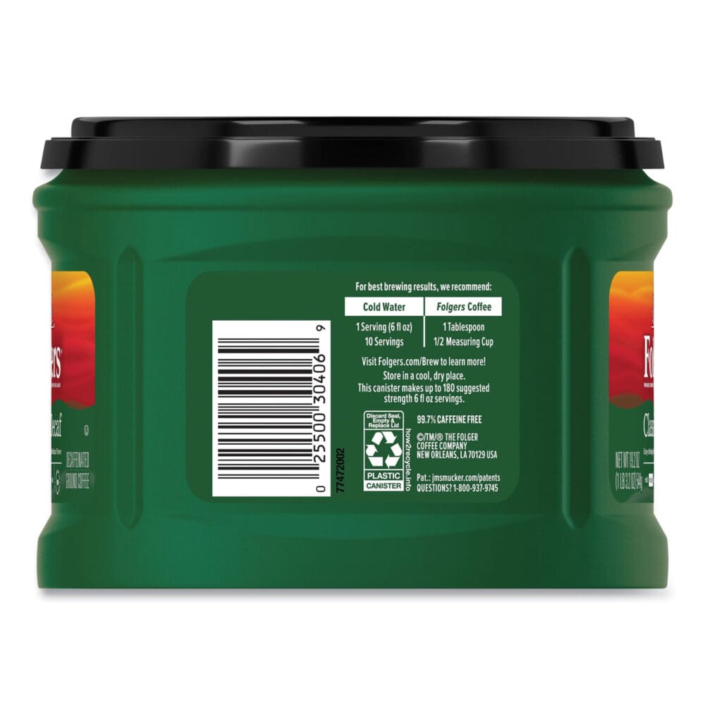 Coffee, Classic Roast Decaffeinated, Ground, 19.2 oz Can - Image 5