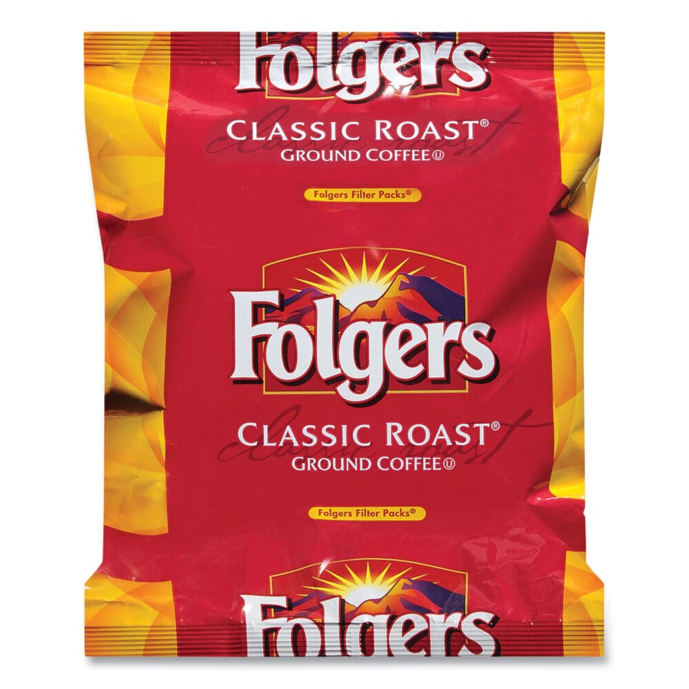 Coffee Filter Packs, Classic Roast, .9 oz, 10 Filters/Pack, 4 Packs/Carton - Image 10