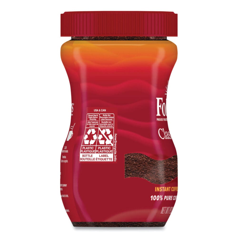 Instant Coffee Crystals, Classic Roast, 8 oz Jar, Medium - Image 3