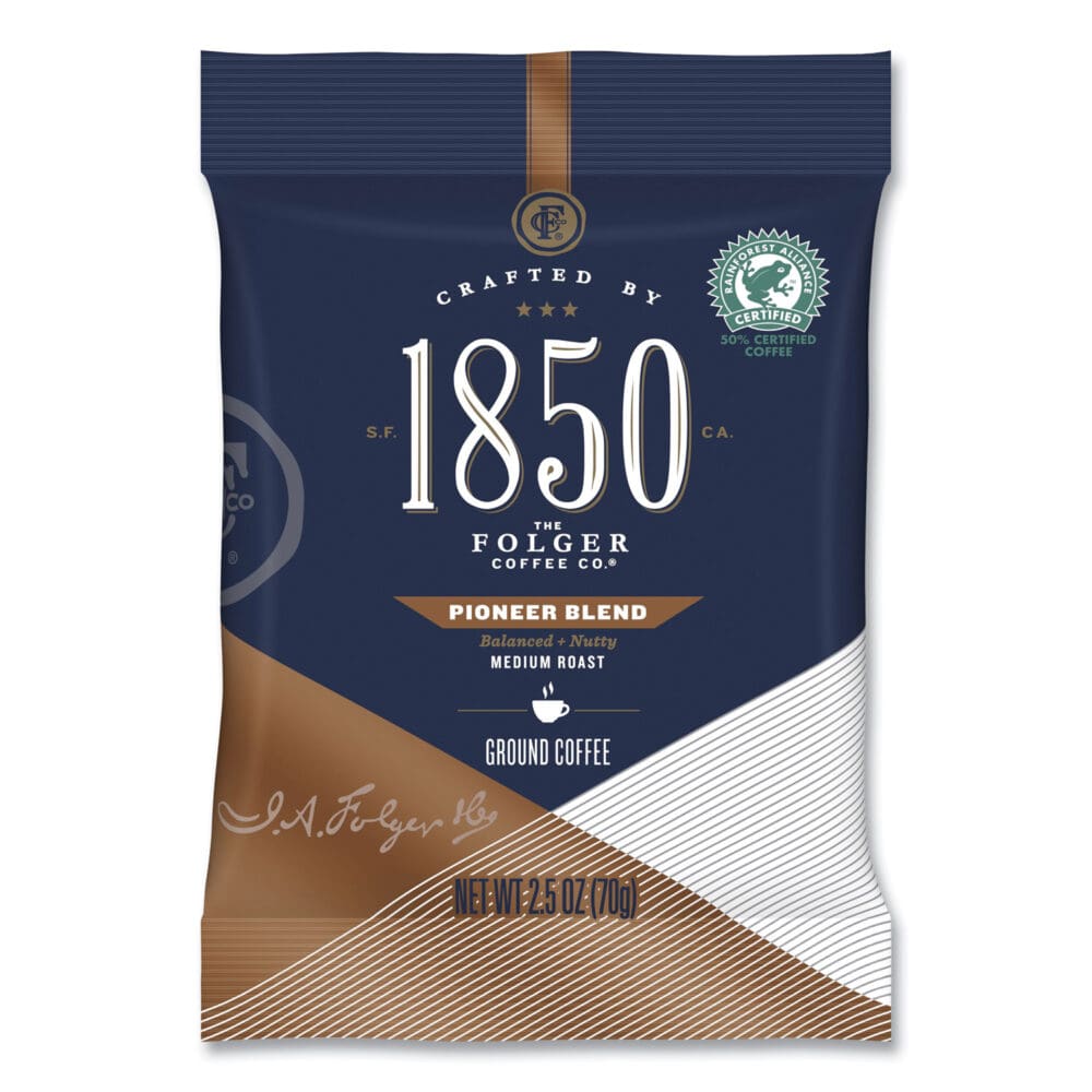 Coffee Fraction Packs, Pioneer Blend, Medium Roast, 2.5 oz Pack, 24 Packs/Carton - Image 2