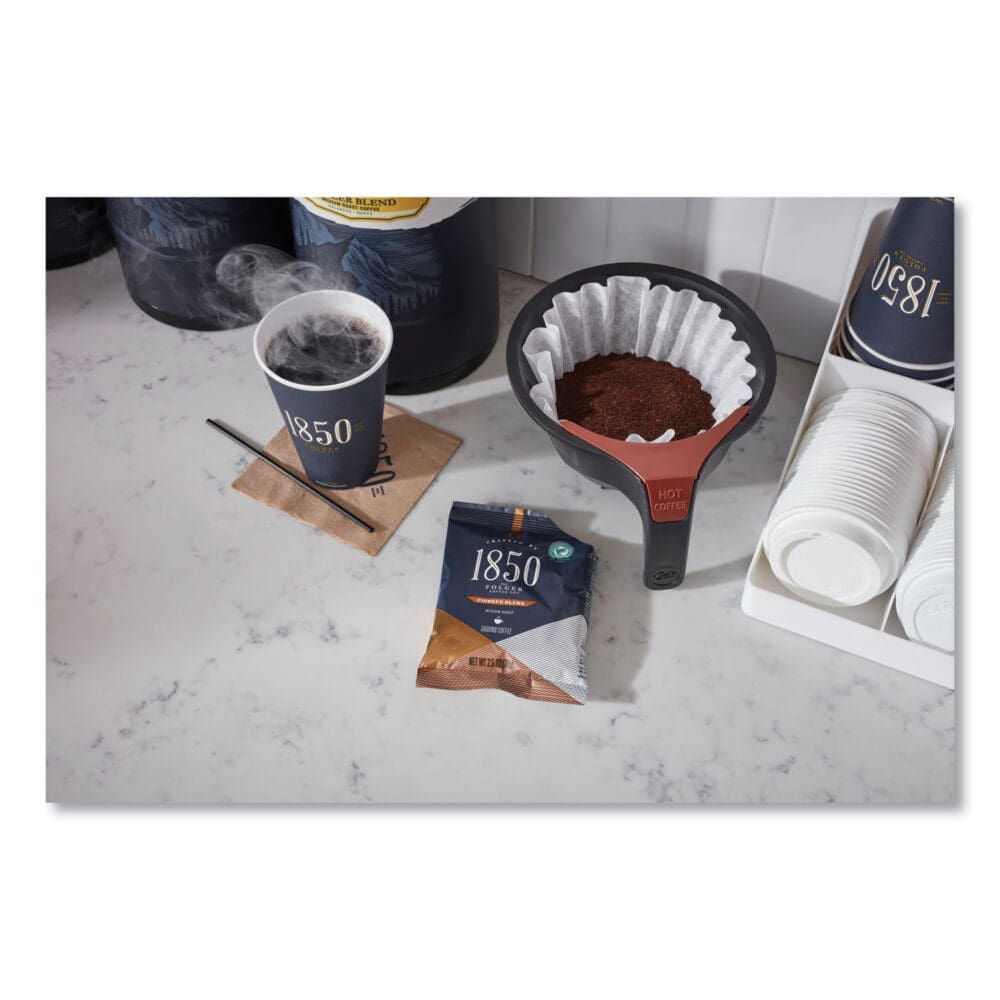 Coffee Fraction Packs, Pioneer Blend, Medium Roast, 2.5 oz Pack, 24 Packs/Carton - Image 4