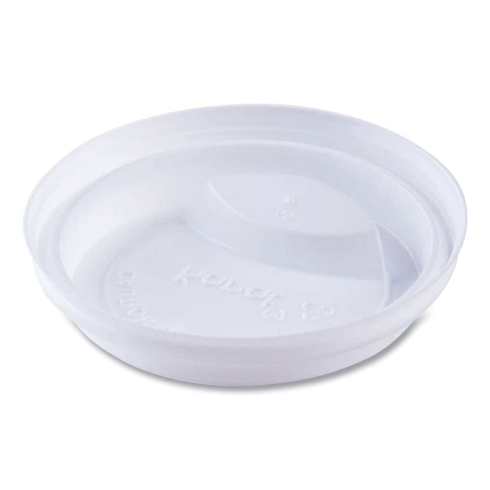 Hot Cup Lids, Fits 10 oz to 24 oz Paper Hot Cups, Sipper Lid, White, 1,000/Carton - Image 4