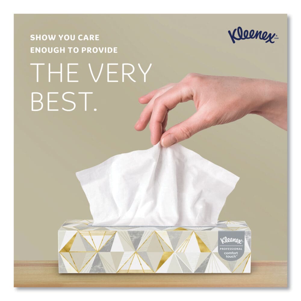 White Facial Tissue for Business, 2-Ply, 125 Sheets/Box, 12 Boxes/Carton - Image 4